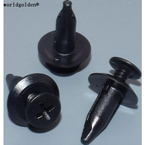 Worldgolden 100pcs Wheel Trim Radiator Bracket Retaining Clip for Ford#YS4Z16K262AA,1007932