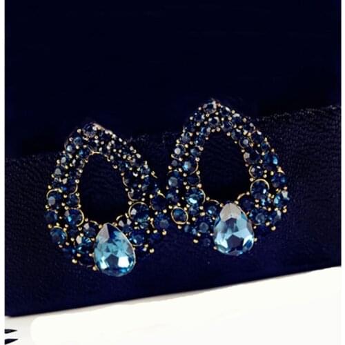 2017 NEW South Korea luxury ladies feng shui fashion earrings earrings Woman and girl gift Free shipping E520