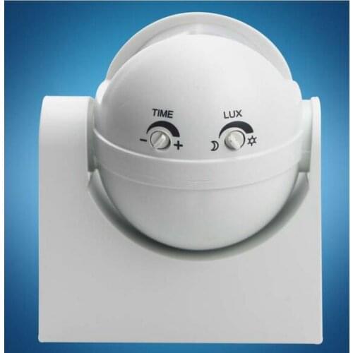 50pcs black/white 180 degree Outdoor Security PIR Infrared Motion Sensor 1200W for incandescent lamp/ 300W for LED light