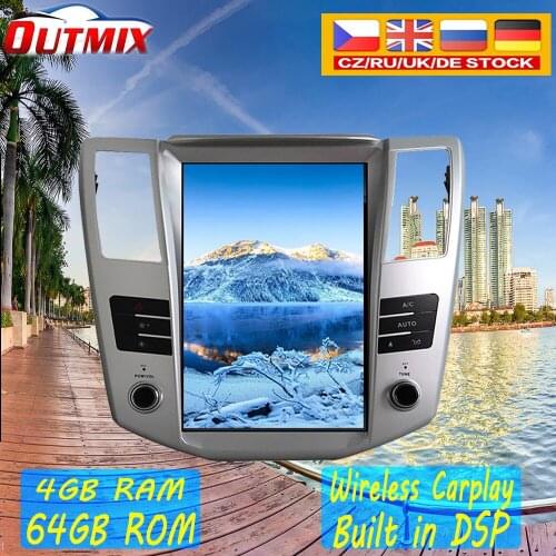 Stereo receiver Car radio For Lexus RX300 RX330 RX350 Android 9.0 car player multimedia 2004-2007 Tape Recorder GPS Navigation