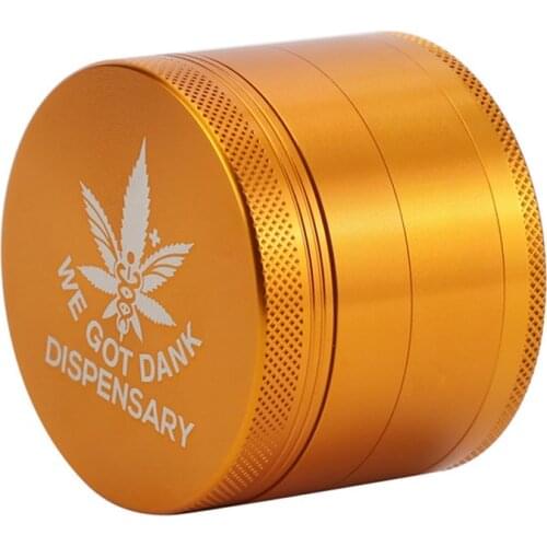 40mm 4layers Tobacco Grinder Classic Metal Grinder Herb Herbal Spice Crusher Smoke Grinder For Smoking Accessories DUNHAO