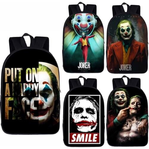 Joker Be reborn backpack Joaquin Phoenix women men rucksack teenager girls boys school backpack children school bags Mochila