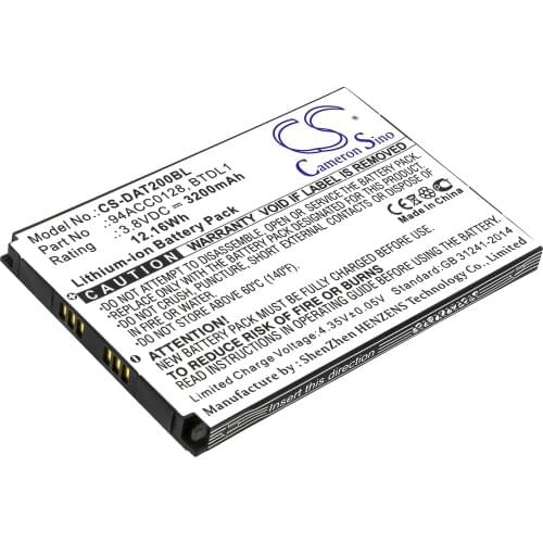 Cameron Sino Barcode Scanner Replacement Li-ion Battery 3200mAh For 3H21-00000491 Honeywell Axist, DL-Axist Free Tools