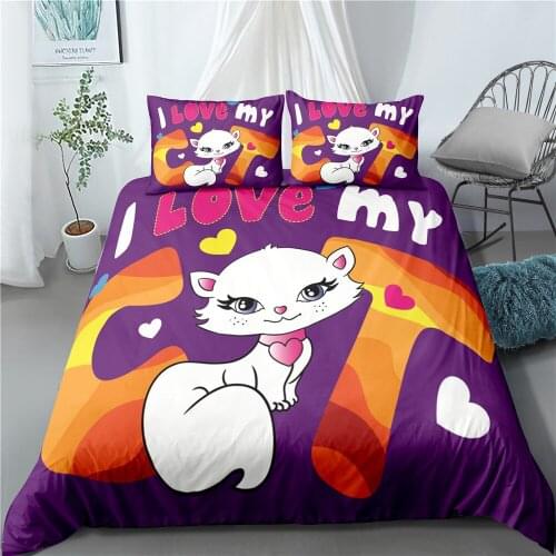 The Nightmare Before Christma Bedding Set Soft 3Pcs Duvet Cover For Kids Home Textile Quilt Cover Single Double Queen King Size