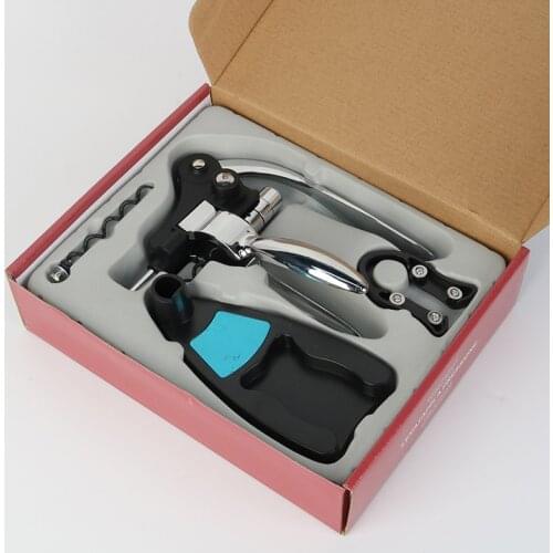 Wine Corkscrew Set High Quality Wine Tool Exquisite Gift Box Set Rabbit-Shaped Reinforced Alloy Material Wine Opener Household