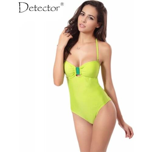 Detector Arrival Bodysuit Sexy High Cut One Piece Swimsuit Backless Swimwear Women Monokini Bathing Suit Beachwear
