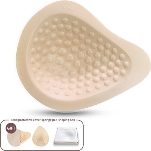 ONEFENG Lightweight Type KVS Spiral Shape Postoperative Silicone Breast Form Artificial Breast Prosthesis For Mastectomy