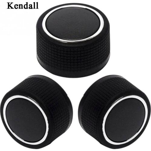 Rear Radio Volume Control Knob Pair Chrome For Buick Cadillac Chevy GMC BR