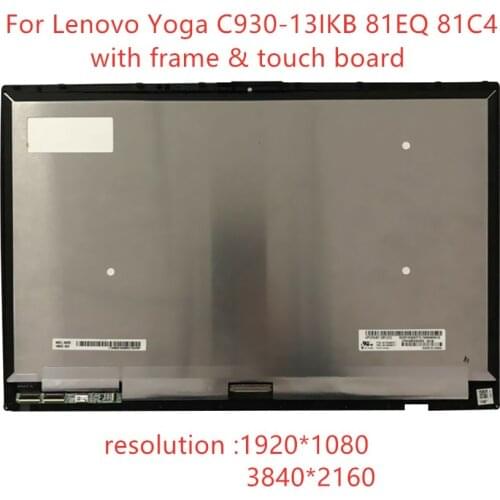 13.9''Laptop touch lcd Panel 5D10S73331 LP139UD1-SPC2 Touch Screen assembly For Lenovo YOGA C930-13 C930-13IKB FHD UHD 3840X2160
