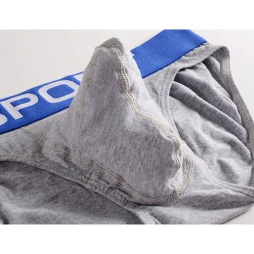 Mens Boxer Shorts Sexy Comfortable Slip Youth Underwear U Convex Pouch Breathable Elephant Nose Briefs Cotton Wide Waistband