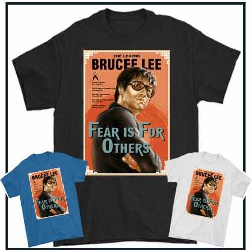 Enter The Dragon Fear Is for Other MMA Bruce Lee T-Shirt. Summer Cotton O-Neck Short Sleeve Mens T Shirt New S-3XL