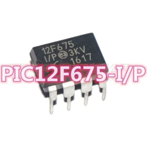 Good Quality PIC12F675-I/P 12F675-I/P 12F675 DIP-8 8-bit Flash Microcontroller Free shipping