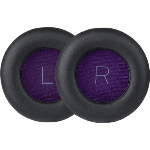 BackBeat PRO Replacement Ear Pads Compatible with Plantronics BackBeat PRO Wireless Noise Canceling Headphones(Black+Purple)