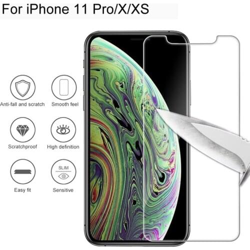 Protective Glass On The For iPhone 11 Pro Tempered Screen Protector iPhone 11 Pro X XS Glass Protective Tempered Glass Film