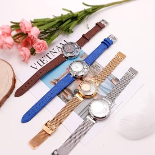 Timesbrother creative watch metal stainless steel strap fashion luxury leisure Womens watch can be matched at will