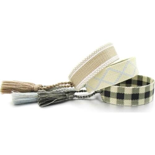 Women Friendship Bracelet Fashion Woven Bracelets With Saying Super Cute Stacking Jewelry with Adjustable Size 2021 New Style