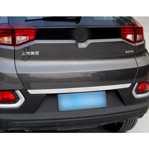 1pc for MG GS 2015-2017 TailgateTrim Trunk decoration Bright sticker
