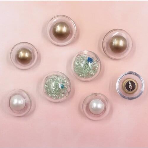 6PCS/Lot Pearl metal button Good quality 25/23mm sweater coat decoration buttons accessories DIY A-19115-465