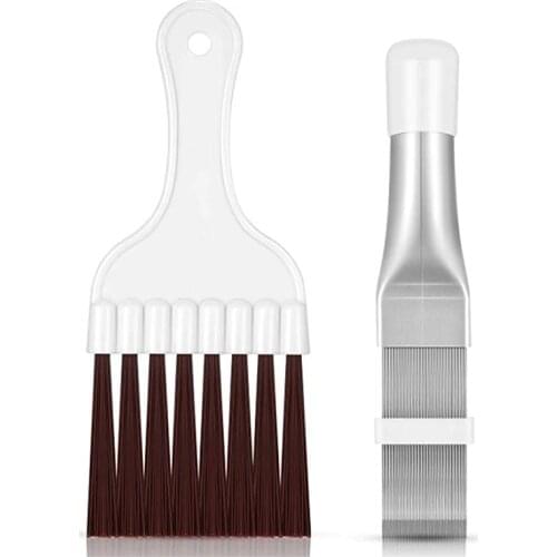 Promotion! Air Conditioning Fin Comb Condenser Cleaning Comb Refrigeration Repair Tool Cleaning Brush Fin Comb Brush Cleaning Ac