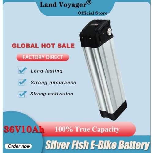 Land Voyager 36V 10Ah Electric Bike Battery For Silver Fish Battery 500W Bafang Motor Electric Bicycle Kits