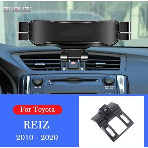Car Mobile Phone Holder Air Vent Outlet Clip GPS Stand Gravity Navigation Bracket For Toyota Reiz 2010-2020 Car Accessories