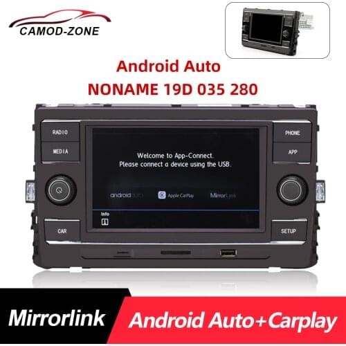 Carplay Car Radio Navigation Android Auto Noname 280 Multimedia Player 2 din for Volkswagen Golf 7 MK7 Passat B8 19D 035 280