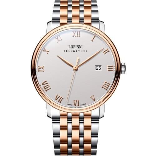 Wrist watch men,mens automatic mechanical watches LOBINNI man luxury brand waterproof wristwatch retro reloj switzerland montre