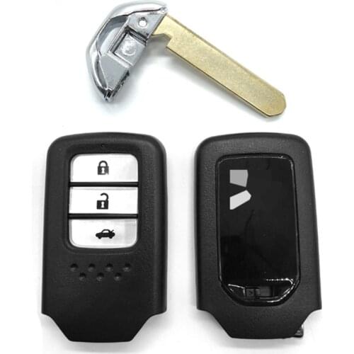 3 Buttons Remote Car Key Case Shell For H-onda XRV CRV Accord Fit Civic