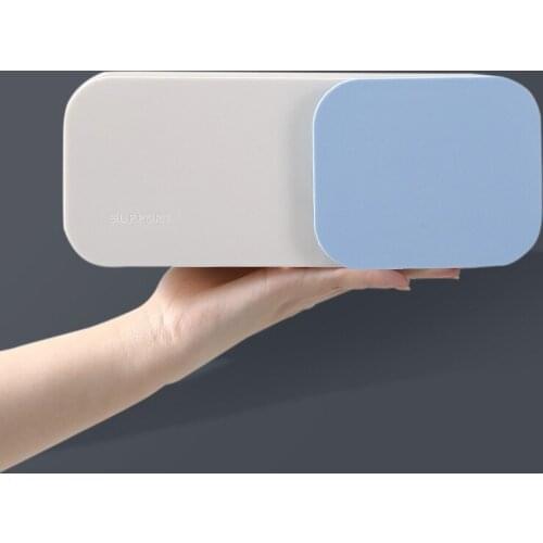 Hands Free Hair Dryer Holder Storage Box Curling Iron Shelf For Bathroom Organizer Storage Rack Bathroom Accessories Set Home