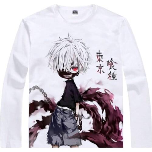 Tokyo Guru T-Shirt Koukaku Shirt custom t shirts Anime Cartoon Gift Kawaii Clothes printed t shirts Anime childrens clothing a