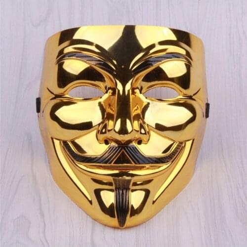 1PC Movie Cosplay V for Vendetta Hacker Mask Adult Kids Film Theme Mask Anonymous Killer Mask Halloween Christmas Party Gift