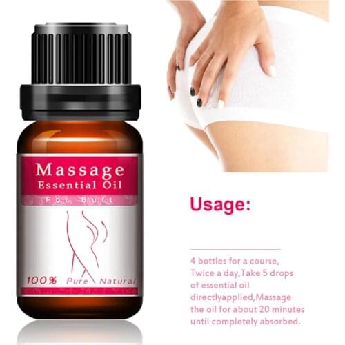 Hip Lift Butt Enlargement 100% Pure Natural Rose Fragrance Oil for Buttocks Up Massage Oil Body Care Essential Oil Butt Big Ass