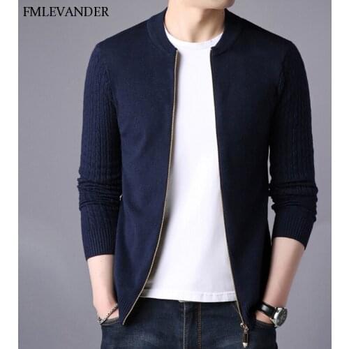 Vetement Homme 2018 Cardigans Patchwork V-neck Sweater Cardigan For Man