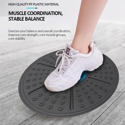 New Yoga Balance Board Disc Stability Round Plates Exercise Trainer for Fitness Sports Waist Wriggling Fitness Balance Board