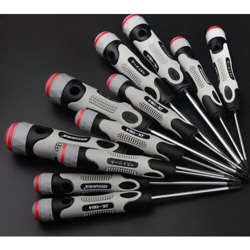 1 Piece T5-T30 Torx Screwdriver CR-V Plum Screw Driver Quick Mini Screwdrivers Magnetic Bolt Driver Screw-driving Tools