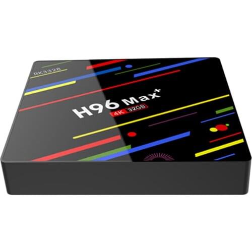 Smart TV BOX H96max Android 9.0 Google Assistant 4K Dual Wifi BT Netflix Media player Play Store Free App top BOX