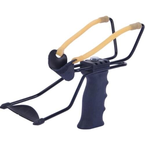 Professional Powerful Catapult Stainless Steel Aluminium Alloy Slingshot Caza with Stretching Wrist