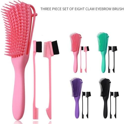 Scalp massage comb,eyebrow brush,high temperature resistant octopus comb,prevent hair from entanglement,professional hair comb