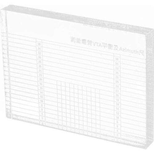 Retail LP Vinyl Record Player Measuring Phono Tonearm VTA/Cartridge Azimuth Ruler Balance Cartridge Azimuth Ruler Headshell Turn