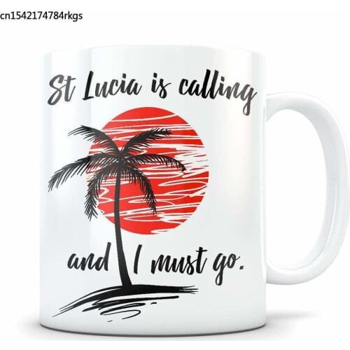 St Lucia souvenirs, St Lucia mug, St Lucia gift for women and men, I love St Lucia,Coffee Mug 11oZ