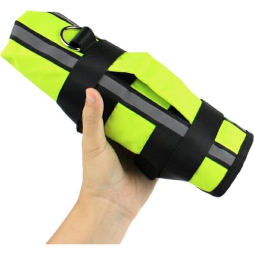 Pet supplies new dog airbag life jacket inflatable folding dog outdoor convenient safety swimsuit
