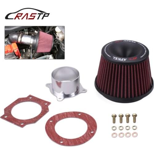 Apexi Universal Car Vehicle Intake Air Filter 75mm Dual Funnel Adapter Air Cleaner Protect Your Piston RS-OFI011