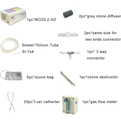 10-104 ug/mL Portable Medical Ozone Therapy Generator MOZ0.2-AD kits