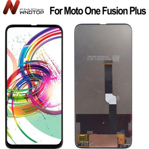 100% Tested 6.5" LCD For Motorola Moto One Fusion+ LCD Display Touch Screen Digiziter Assembly For Moto One Fusion Plus LCD