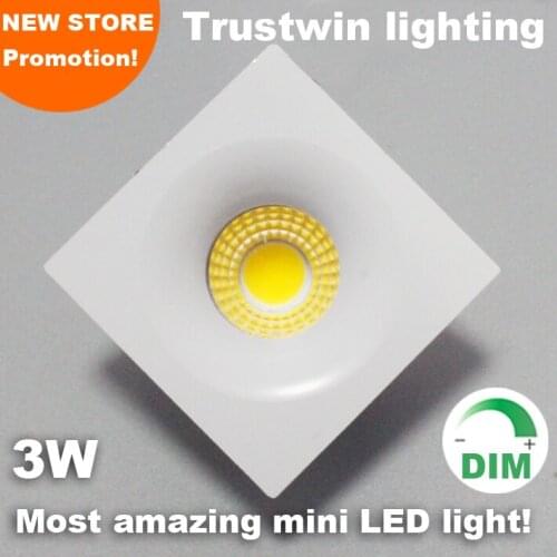 3 years warranty 110V 120V 220V 240V dimming LED spot light lamp COB square LED spotlight dimmable