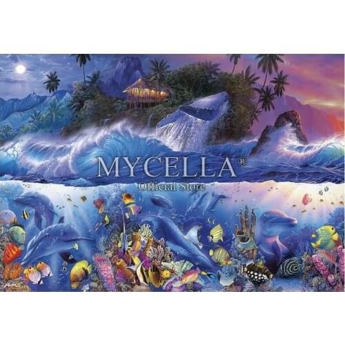 Beyond the Reef 5D Diy Diamond Painting Sea Life Ocean Art Diamond Embroidery Full Rhinestone Mosaic Picture Home Decor Crafts