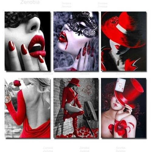 5D Diy Diamond Painting Crafts and Art Fashion Girl Diamond Embroidery Kit Full Drill Cross Stitch Pictures Wall Christmas Decor