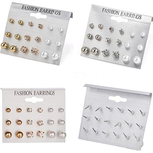 9/12Pairs Medical Steel Alloy Disposable Safe Ear Stud Piercing Gun Piercer Tool Silver color Earring Piercing Jewelry