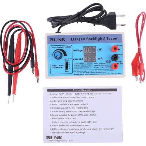 AC 220V LED Display Screen With Light Backlight LCD Tester Bead Board Lamp