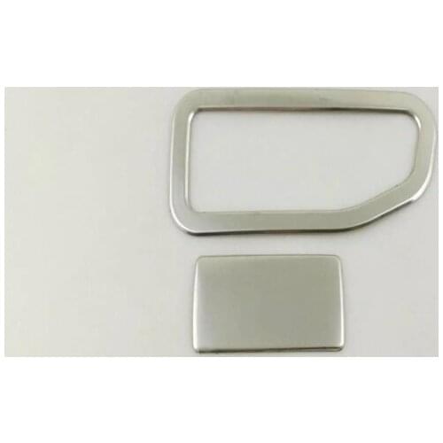 Car Interior Accessories Matte Glove Box Storage Switch Lock Handle Cover Trim For Peugeot 3008 GT 2017 2018 Left Hand Driver